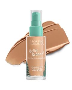 Physicians Formula, base y corrector, Butter Believe it Foundation and Concealer