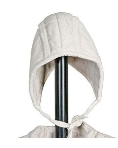 AnNafi® Gorra acolchada de algodón con armado | Protector Under Armor Chainmail Coif Cap para hombre, Blanco, Talla única