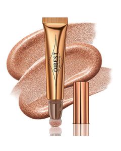 Bluemega Rubor Líquido, Rubor En Crema, Iluminador De Cara En Barra, Varita De Belleza De Contorno, Blush Stick Con Aplicador De Cojín, Colorete En Crema, Súper Sedoso, Acabado Mate Natural (5#)