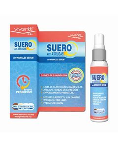 Reducción de Arrugas ! VIVENTTI suero anti-arrugas FÓRMULA ITALIANA arrugas manchas marcas envejecimiento lineas de expresión resequedad piel dañada cicatrices daño solar. Serum antiarrugas de lujo