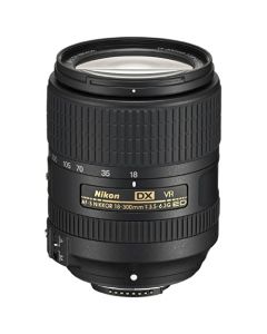 Nikon Nikkor AF-S DX 18-300 mm f:3.5-6.3G ED VR - Objetivo para Nikon (Diámetro de 67 mm), negro