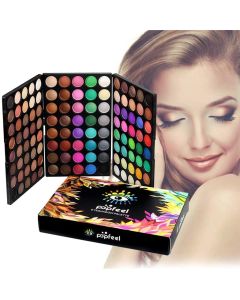 Paleta de sombras de ojos, 120 Colores Paleta Maquillaje Matte Smoky Shimmer Glitter Eyeshadow Primer 120 colores Maquillaje impermeable Paleta Cosméticos